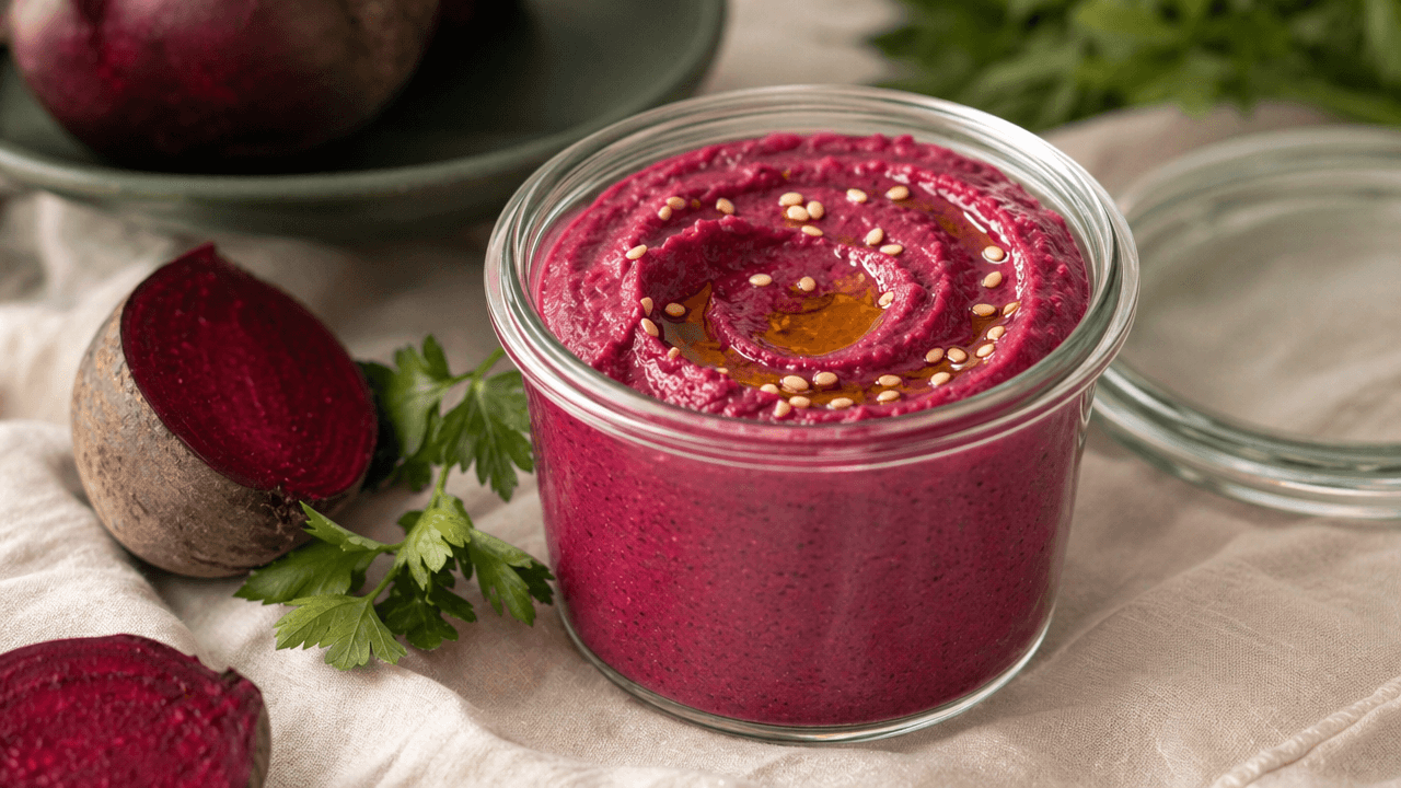 Hummus de Remolacha Grande