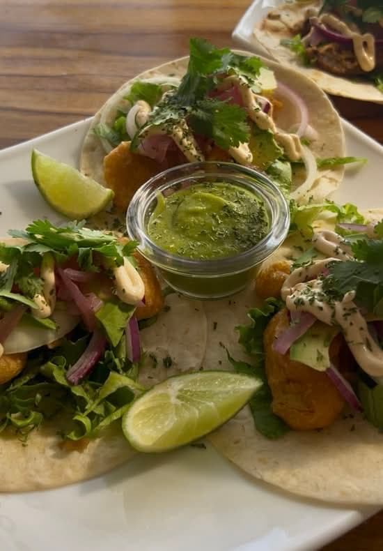 Fried Tofu Tacos